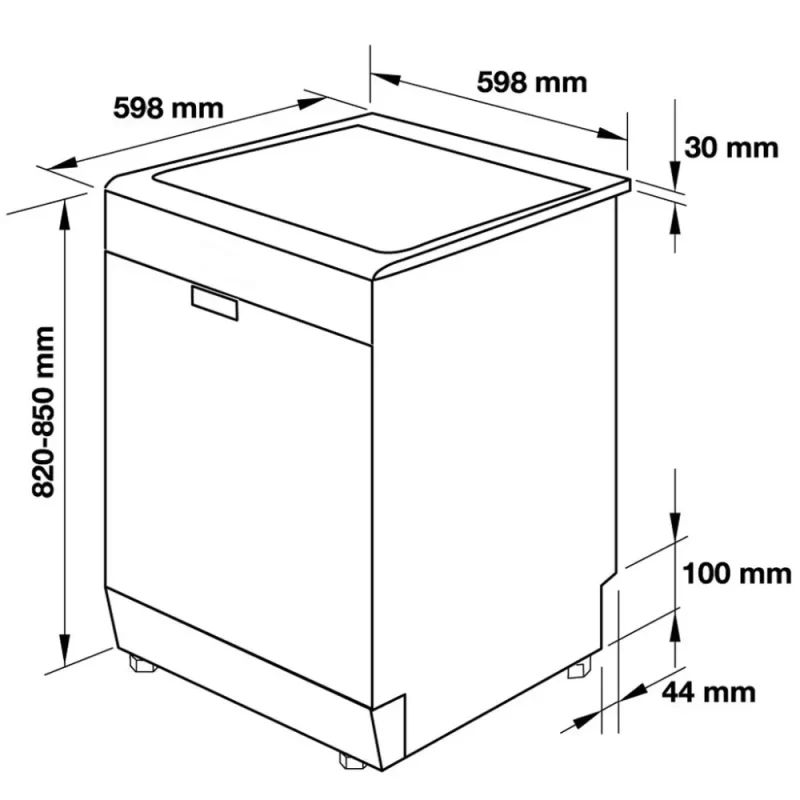 Máy rửa bát Kocher KDEU-8866S8 Series 8 - may rua bat kocher kdeu 8866s8 series 8 6