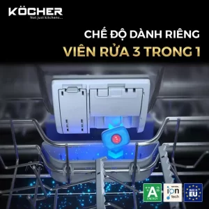 Máy rửa bát Kocher KDEU-8866S8 Series 8 - may rua bat kocher kdeu 8866s8 series 810