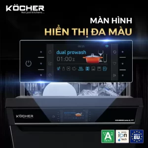 Máy rửa bát Kocher KDEU-8866S8 Series 8 - may rua bat kocher kdeu 8866s8 series 812