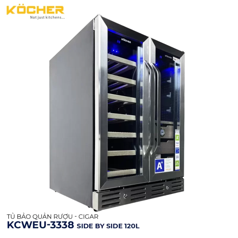 Tủ rượu vang Kocher KCWEU-3338 18 Tủ rượu vang Kocher KCWEU-3338