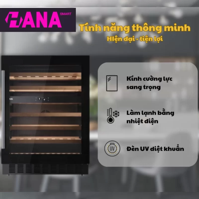 Tủ rượu vang Kocher KWEU-1012B 21 Tủ rượu vang Kocher KWEU-1012B