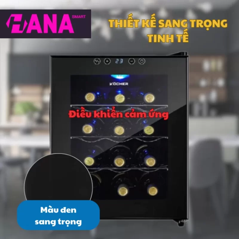 Tủ rượu vang Kocher KWEU-1012B 20 Tủ rượu vang Kocher KWEU-1012B