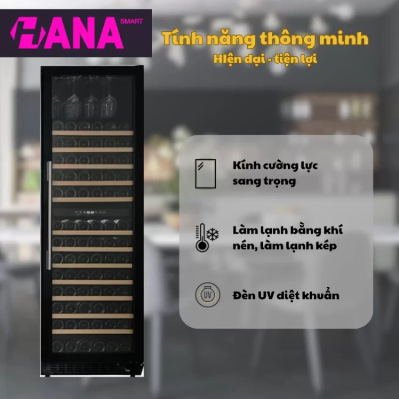Tủ rượu vang Kocher KWEU-11126B 18 Tủ rượu vang Kocher KWEU-11126B