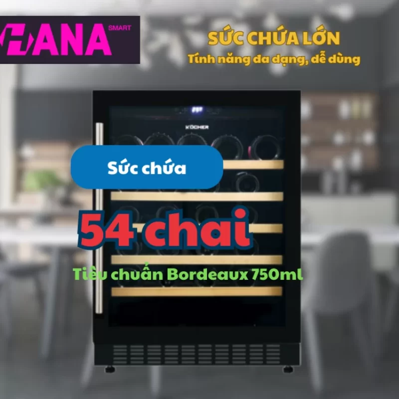 Tủ rượu vang Kocher KWEU-1156B - tu ruou vang kocher kweu 1156b 4