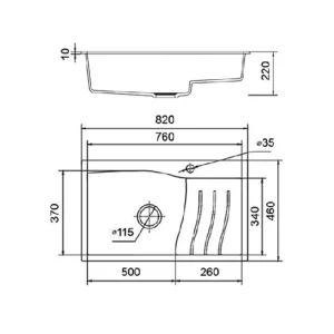 Chậu rửa bát KAFF KF-8246SY