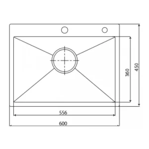 Chậu rửa bát KAFF KF-HM6045