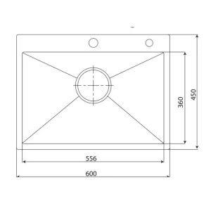 Chậu rửa bát KAFF KF-HM6045BI