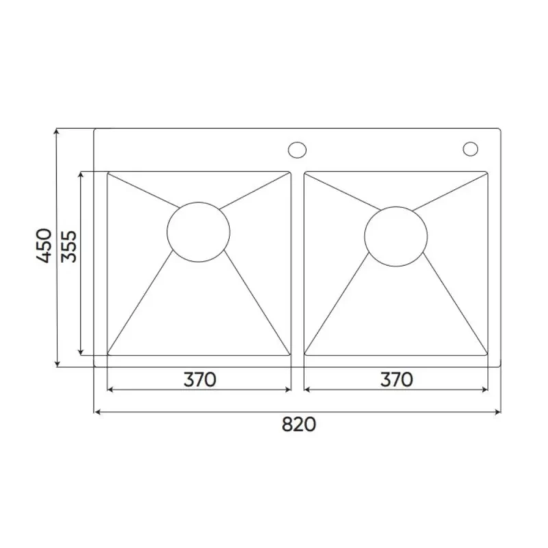 Chậu rửa bát KAFF KF-HM8245C