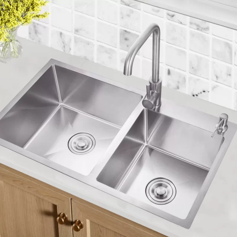 Chậu rửa bát KAFF KF-HM8245L 10 Chậu rửa bát KAFF KF-HM8245L
