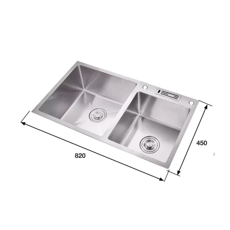 Chậu rửa bát KAFF KF-HM8245L 12 Chậu rửa bát KAFF KF-HM8245L