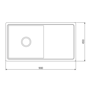Chậu rửa bát KAFF KF-HMD9045BI
