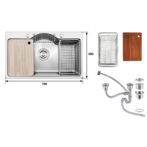 Chậu rửa bát KAFF KF-PS7848