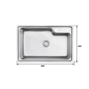 Chậu rửa bát KAFF KF-PSM6845