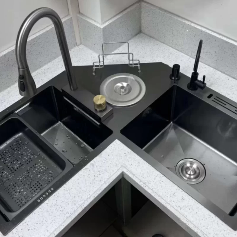 Chậu rửa bát KAFF KF-ZJ9980-B