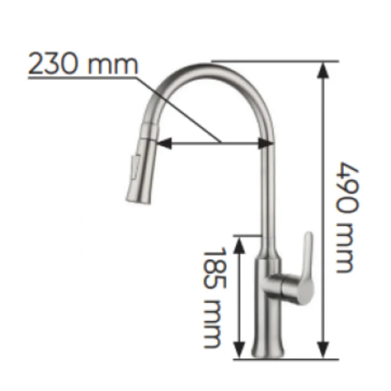 Vòi rửa KAFF KF-FC8349