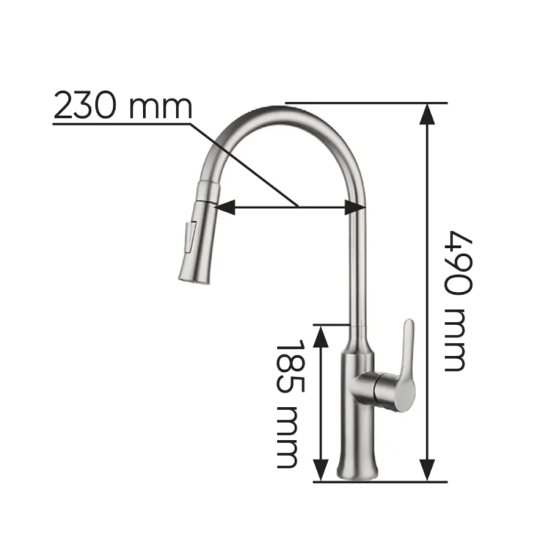 Vòi rửa KAFF KF-FC9014