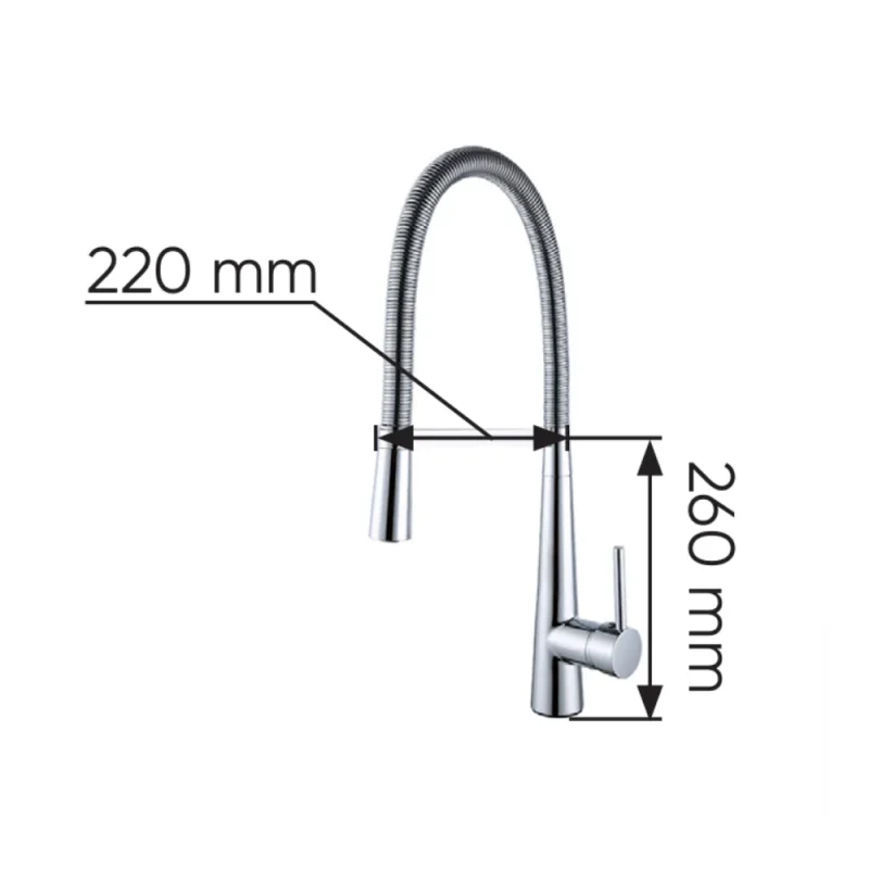 Vòi rửa KAFF KF-FC9106 5 Vòi rửa KAFF KF-FC9106
