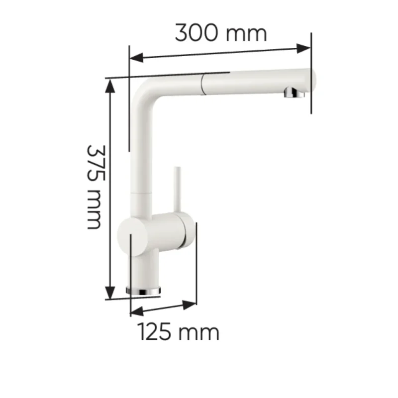 Vòi rửa bát KAFF KF-L4 5 Vòi rửa bát KAFF KF-L4