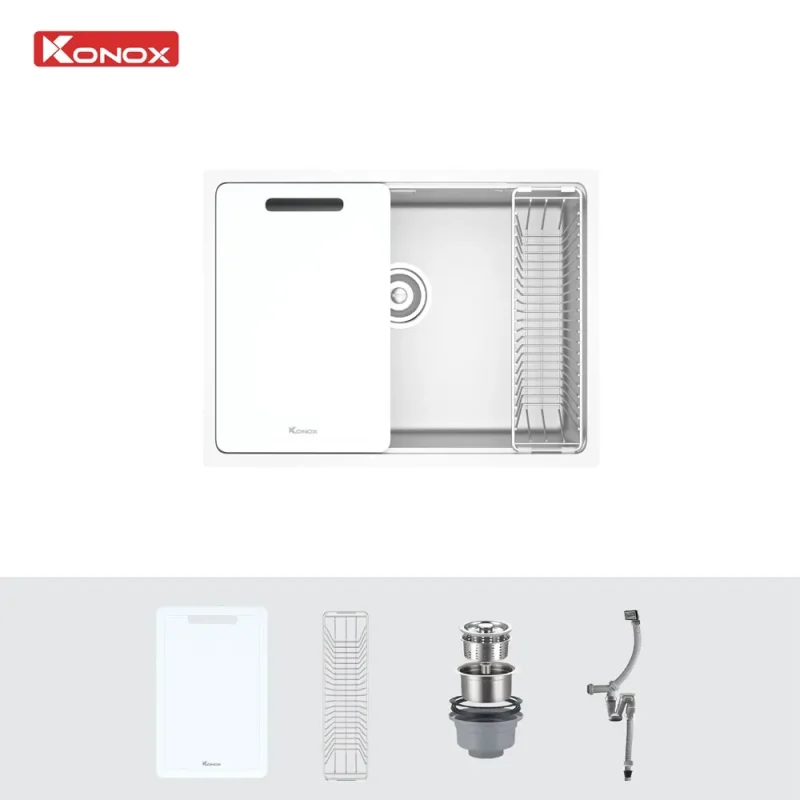 Chậu rửa bát Konox Tari 6448SM - chau rua bat konox tari 6448sm 4