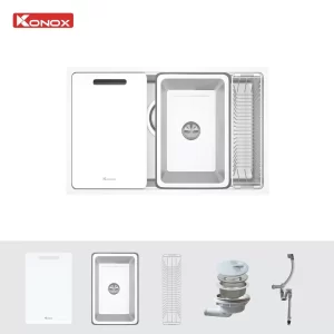 Chậu rửa bát Konox Tari 7648SM - chau rua bat konox tari 7648sm 5