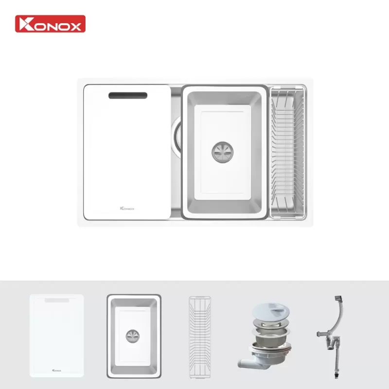 Chậu rửa bát Konox Tari 7648SM - chau rua bat konox tari 7648sm 5