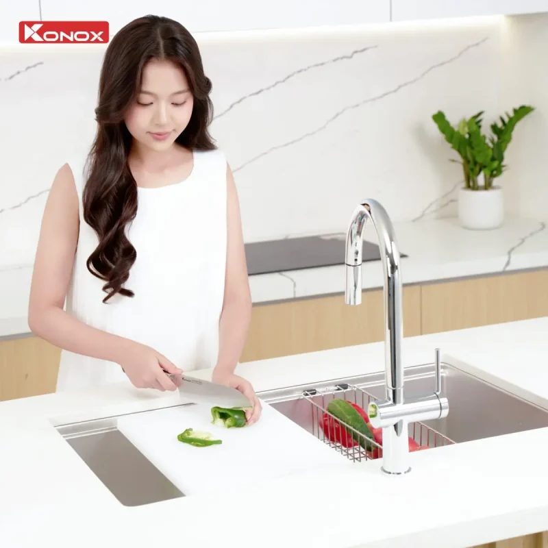 Chậu rửa bát Konox Tari 8748SM - chau rua bat konox tari 8748sm 2