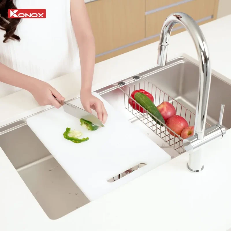 Chậu rửa bát Konox Tari 8748SM 32 Chậu rửa bát Konox Tari 8748SM