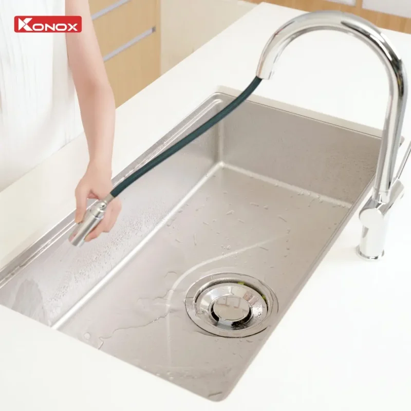 Chậu rửa bát Konox Tari 8748SM 30 Chậu rửa bát Konox Tari 8748SM