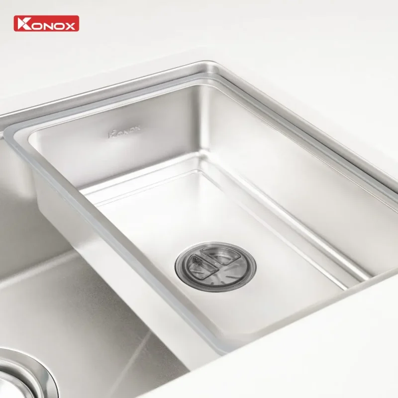 Chậu rửa bát Konox Tari 8748SM 28 Chậu rửa bát Konox Tari 8748SM