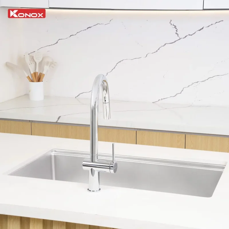 Chậu rửa bát Konox Tari 8748SM 29 Chậu rửa bát Konox Tari 8748SM