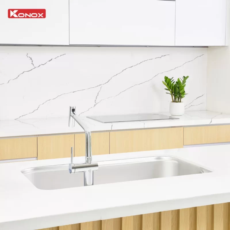 Chậu rửa bát Konox TARI 9051SM 34 Chậu rửa bát Konox TARI 9051SM