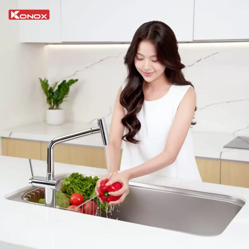 Chậu rửa bát Konox TARI 9051SM - chau rua bat konox tari 9051sm12