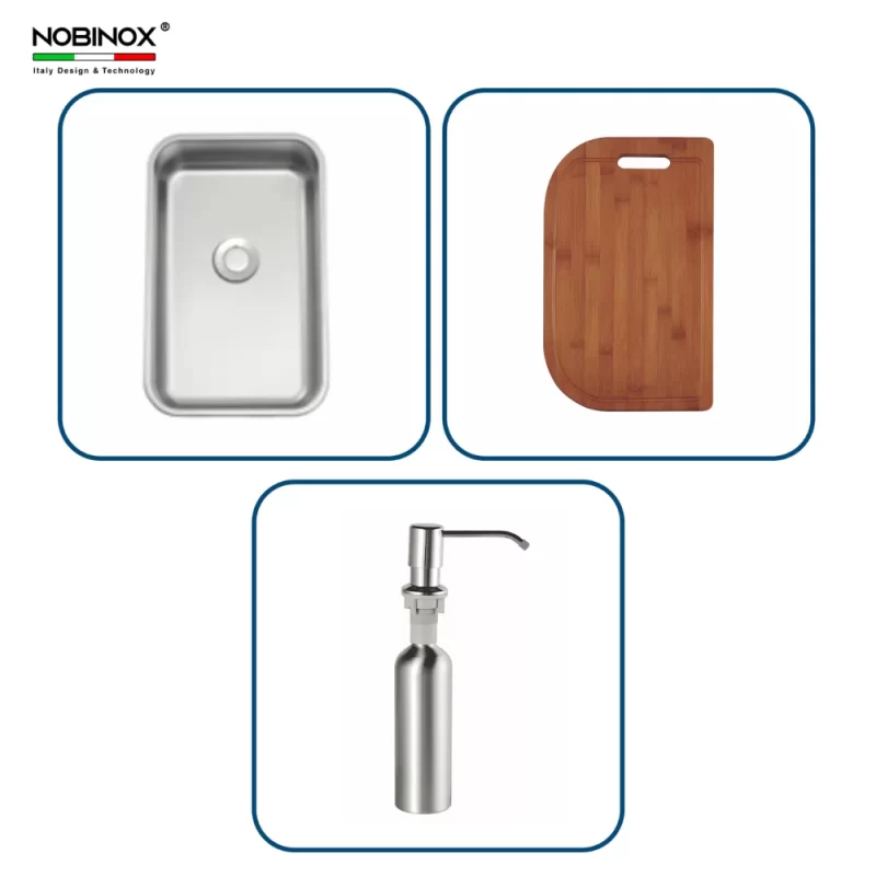 Chậu rửa bát NoBiNox HIGON NH905 - chau rua bat nobinox higon nh905 1