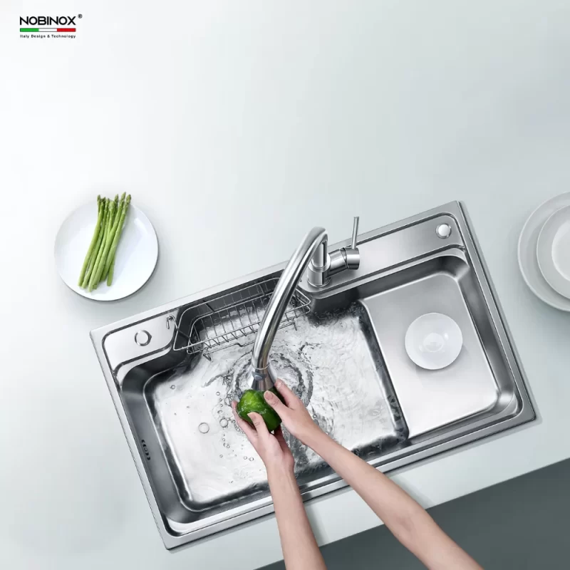 Chậu rửa bát NoBiNox HIGON NH905 26 Chậu rửa bát NoBiNox HIGON NH905