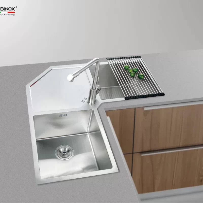 Chậu rửa bát NoBiNox LIKEN NL700 - chau rua bat nobinox liken nl700 3