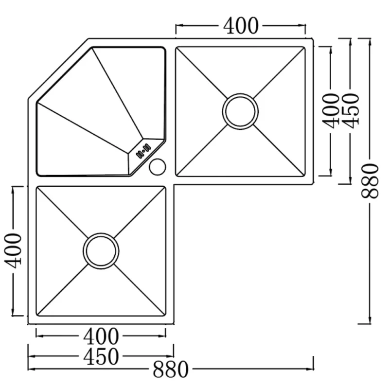 Chậu rửa bát NoBiNox LIKEN NL700 - chau rua bat nobinox liken nl700 6