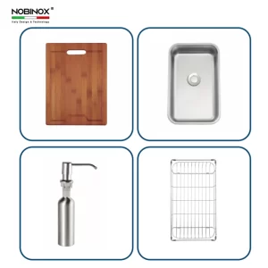 Chậu rửa bát NoBiNox LIKEN NL724D - chau rua bat nobinox liken nl724d 7