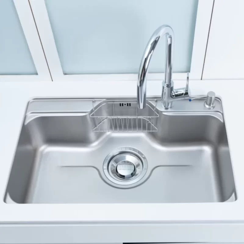 Chậu rửa bát NoBiNox LIKEN NL725D 17 Chậu rửa bát NoBiNox LIKEN NL725D