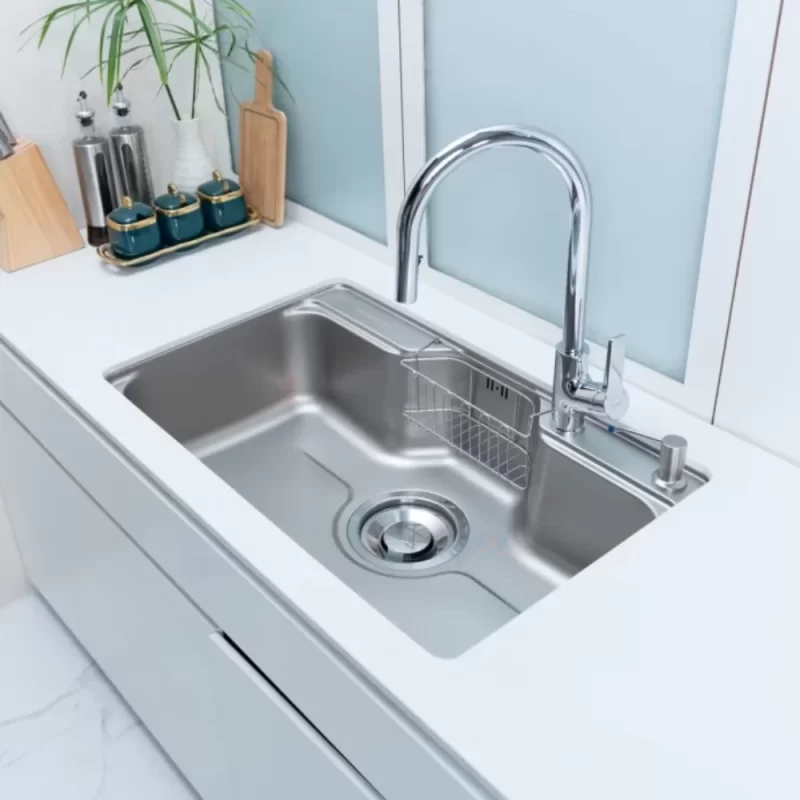 Chậu rửa bát NoBiNox LIKEN NL725D 14 Chậu rửa bát NoBiNox LIKEN NL725D