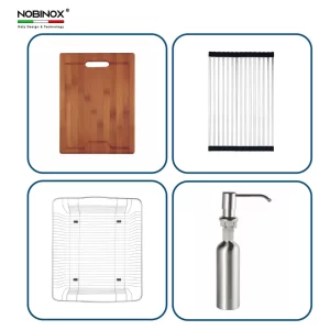 Chậu rửa bát NoBiNox LIKEN NL746 - chau rua bat nobinox liken nl746 9