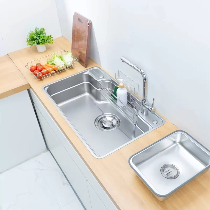 Chậu rửa bát NoBiNox LIKEN NL792D 22 Chậu rửa bát NoBiNox LIKEN NL792D