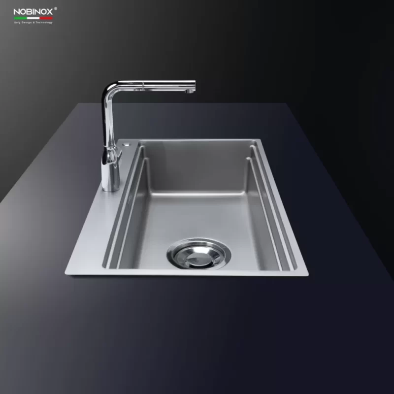 Chậu rửa bát NoBiNox LIRA NJ560D - chau rua bat nobinox lira nj560d 5