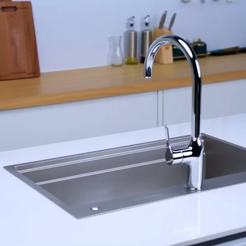 Chậu rửa bát NoBiNox LIRA NJ560D 22 Chậu rửa bát NoBiNox LIRA NJ560D