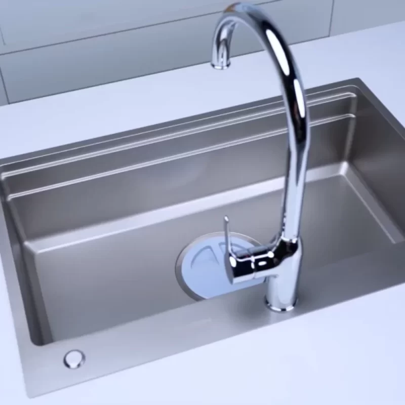 Chậu rửa bát NoBiNox LIRA NJ560D 21 Chậu rửa bát NoBiNox LIRA NJ560D