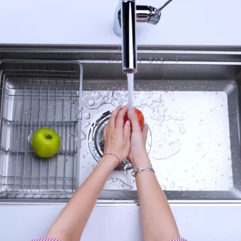 Chậu rửa bát NoBiNox LIRA NJ562D 26 Chậu rửa bát NoBiNox LIRA NJ562D