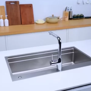 Chậu rửa bát NoBiNox LIRA NJ564D - chau rua bat nobinox lira nj564d 3