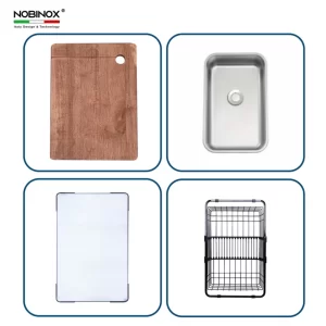 Chậu rửa bát NoBiNox LIRA NJ564D - chau rua bat nobinox lira nj564d 7