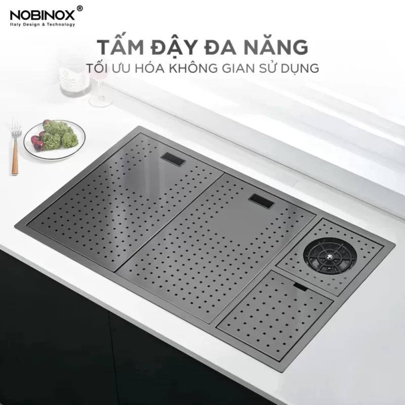 Chậu rửa bát NoBiNox LUMIA NJ510B - chau rua bat nobinox lumia nj510b 6