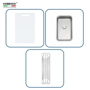 Chậu rửa bát NoBiNox ROSA NN974DT - chau rua bat nobinox rosa nn974dt 7