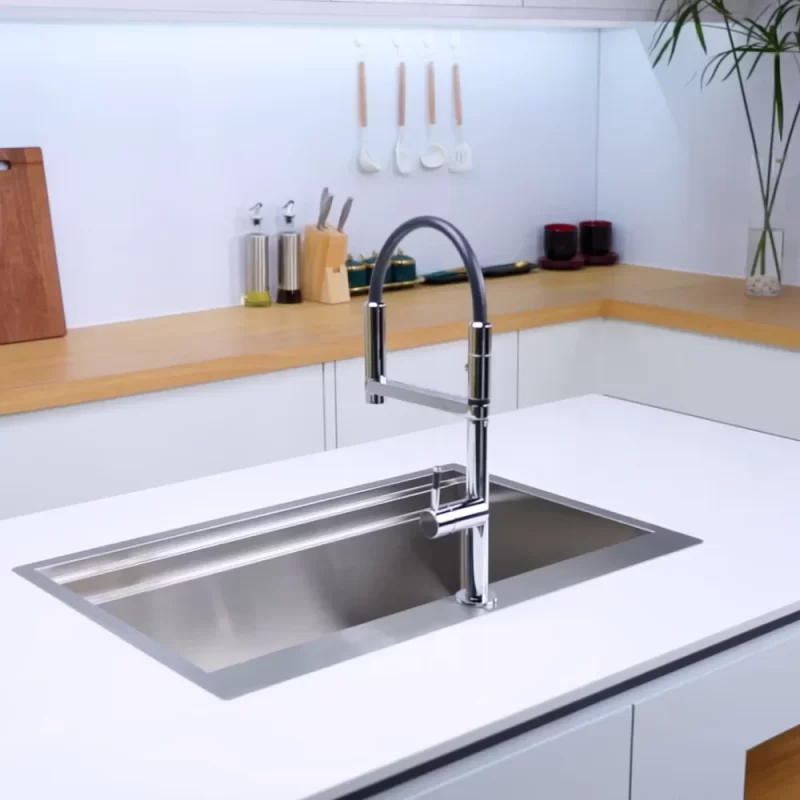Chậu rửa bát NoBiNox TITANIUM NA805T 21 Chậu rửa bát NoBiNox TITANIUM NA805T